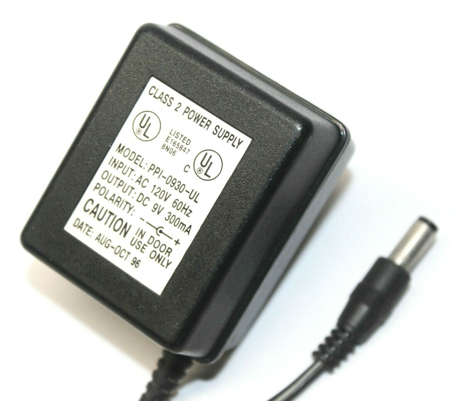 New DC9V 300mA PPI-0930-UL Class 2 Power Supply AC ADAPTER - Click Image to Close